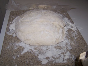 Dough ready to rise again.